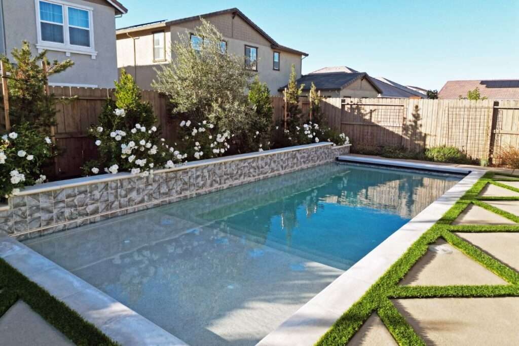 Custom Swimming Pool - Mediterranean-English Garden